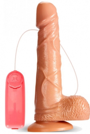 J.B. Titreimli 19cm Dildo Vibratr